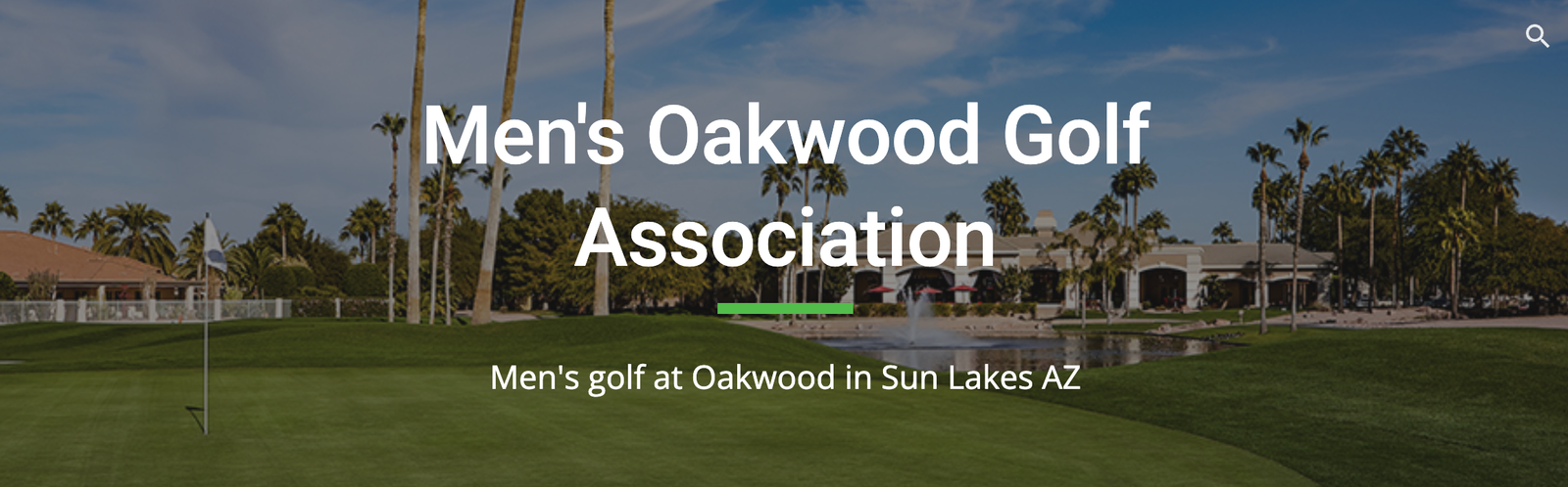 Men's Oakwood Golf Association – Oakwood Country Club, Sun Lakes AZ